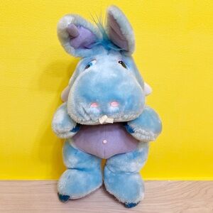 vintage | wuzzles hoppopotamus plush walt disney 1980s retro cartoon